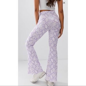 NWT ASOS Snake Print Flare Leggings-donating soon